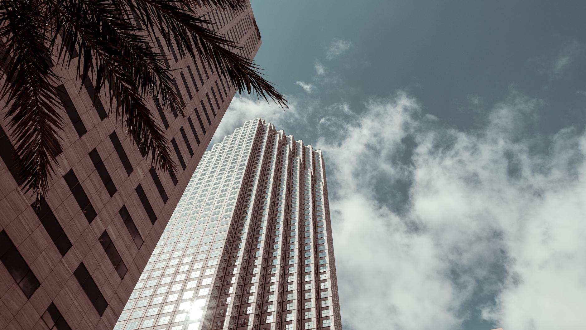 high angle photography of high rise building